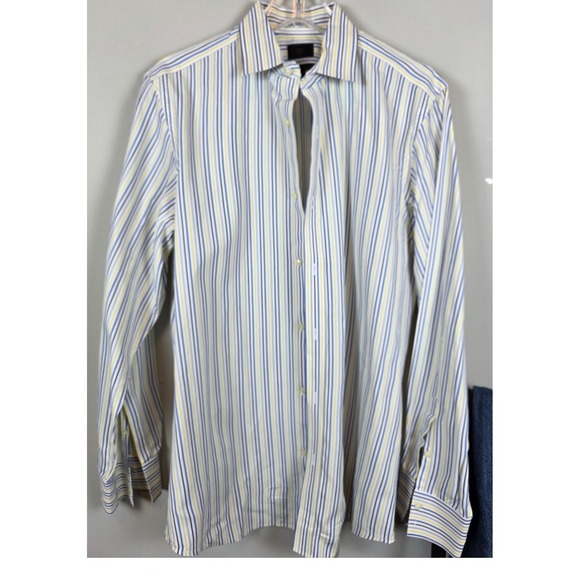 Brooks Brothers Other - Brooks Brothers x Thomas Mason Superfine Shirting Striped Shirt Italy Sz 17-1/2‎